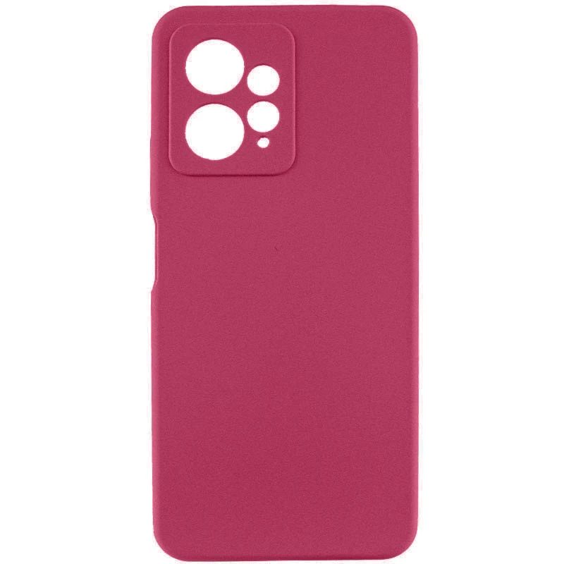 Чохол Silicone Case Lakshmi Premium із закритою камерою для Xiaomi Redmi Note 12 4G – Бордовий / Plum. Фото 2 з 6