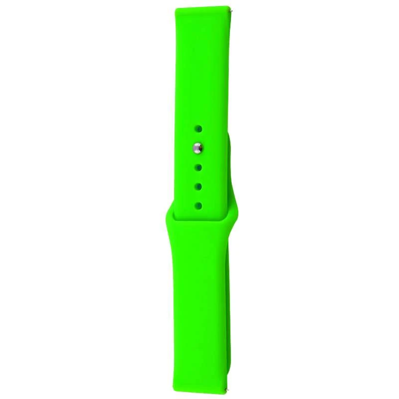 

Силіконовий ремінець Sport для Xiaomi Amazfit/Samsung 22 mm (Салатовий / Neon green)