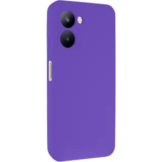 Чехол Silicone Case Lakshmi Premium з закритою камерою на Realme C33 — Фиолетовый / Amethyst