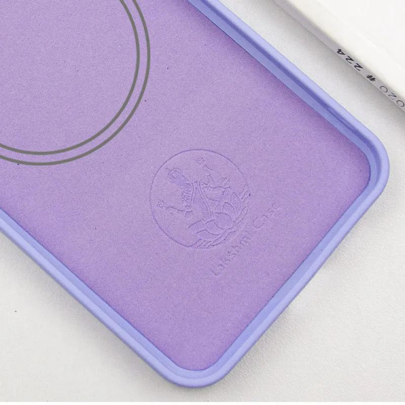 Чехол Silicone Cover Lakshmi (AA) with Magnetic Fit для Google Pixel 10 – Сиреневый / Dasheen. Фото 3 из 3