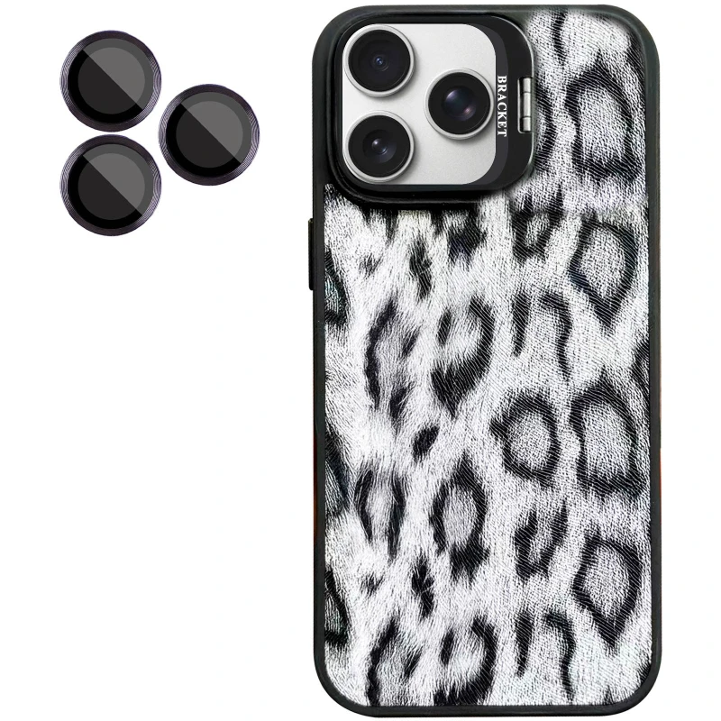 Чохол TPU+PC Wild Leopard with MagSafe and Lens для Apple iPhone 16 Pro Max – Black. Фото 3 з 3