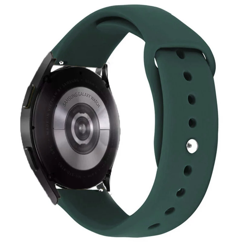 

Силиконовый ремешок Sport для Smart Watch 20mm (Зеленый / Forest green), Зелений / forest green