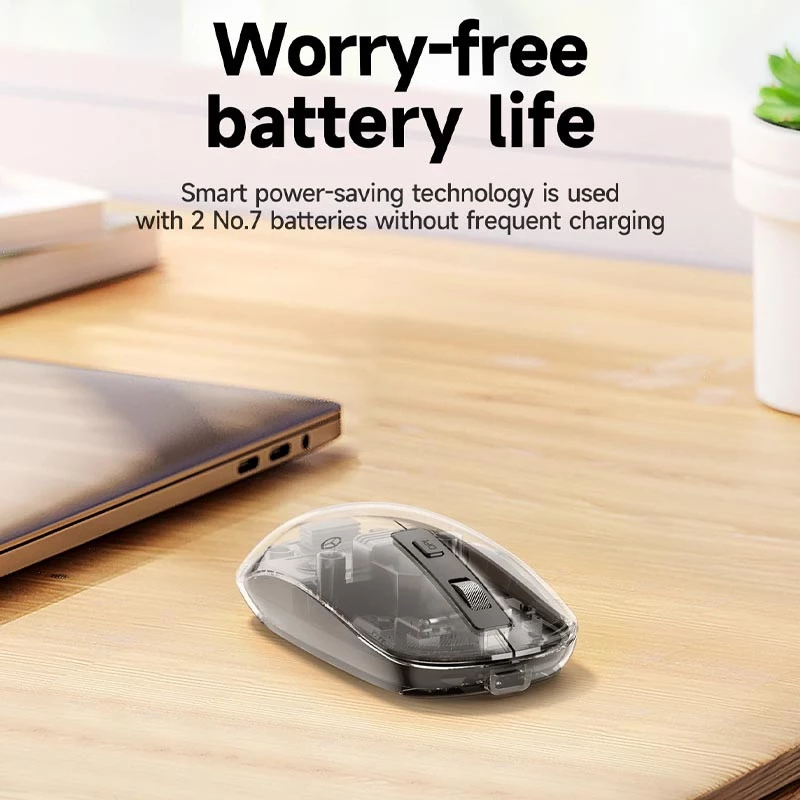 Миша Hoco GM29 Mysterios dual-mode – Dark Night Black. Фото 5 з 5