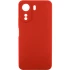 Цветной силиконовый чехол GETMAN для Xiaomi Poco C65 – Красный / Red. Фото 2 из 3
