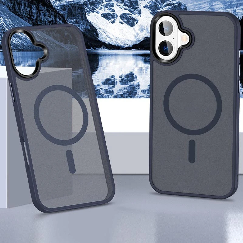 Чехол Ummi Colorful with MagSafe для Apple iPhone 17 (6.3") – Синий / Navy Blue. Фото 4 из 4