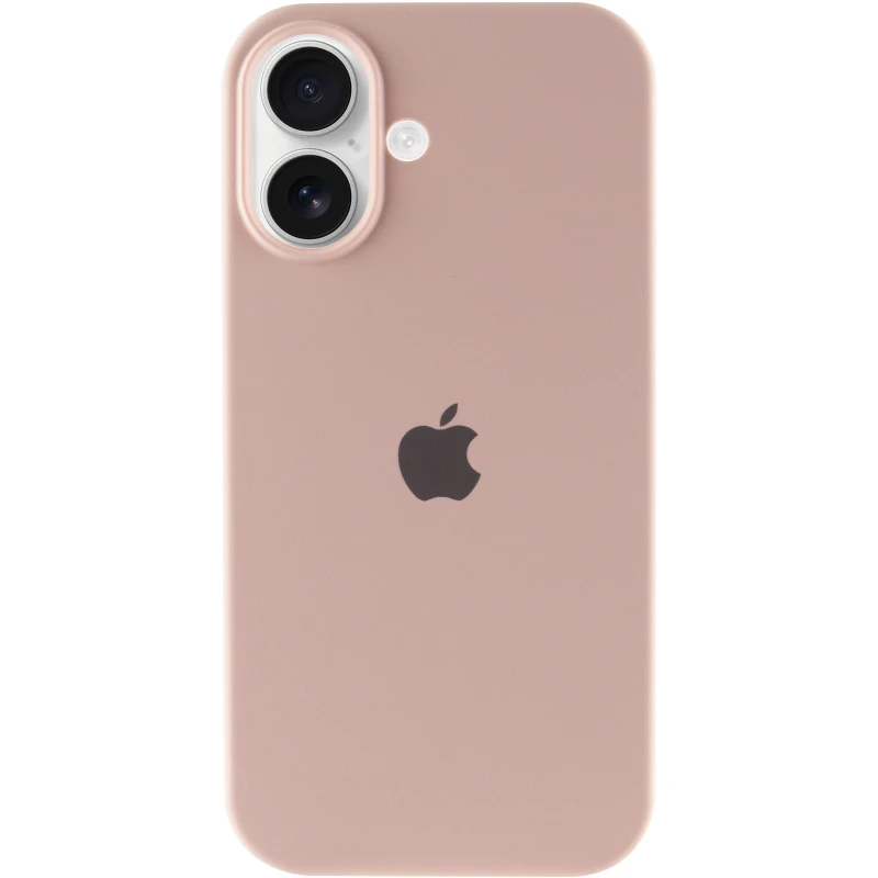Чохол Silicone Case з закритим низом на Apple iPhone 16 – Рожевий / Pink Sand. Фото 4 з 8