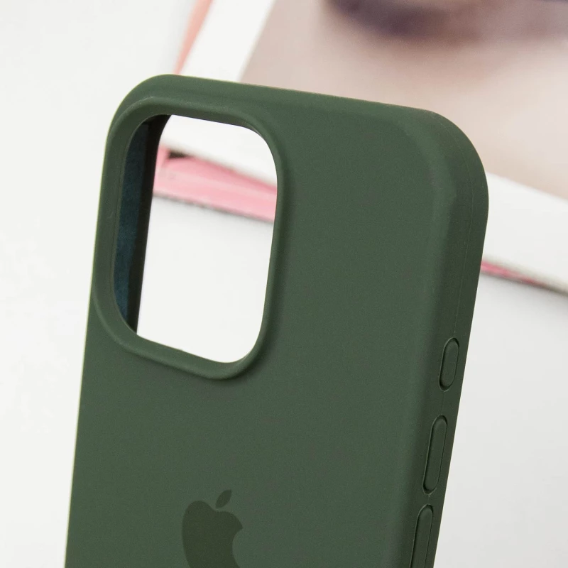 Чохол Silicone Case з закритим низом на Apple iPhone 13 Pro (6.1") – Зелений / Cyprus Green. Фото 7 з 10
