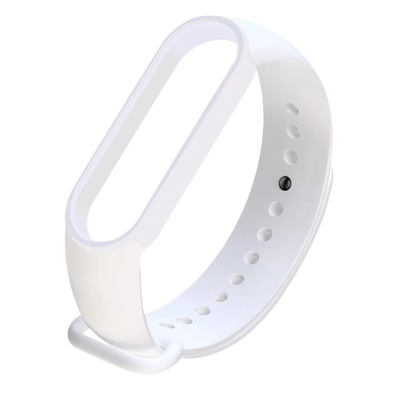 

Силіконовий ремінець для Xiaomi Mi Band 5 (Білий / White)