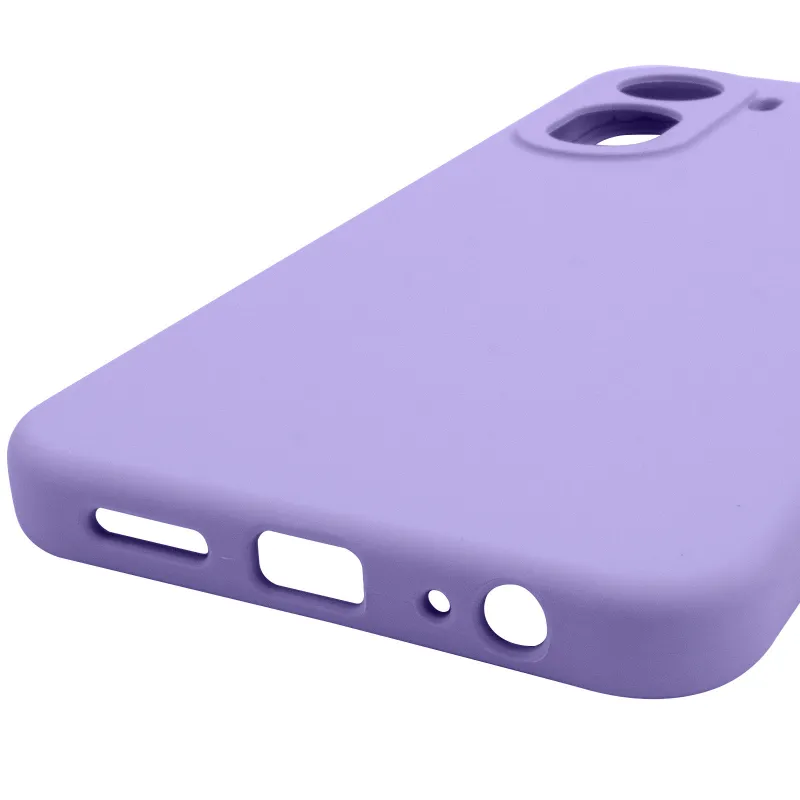 Чехол Silicone Case Lakshmi Premium з закритою камерою на Xiaomi Redmi A7 Pro 4G – Сиреневый / Dasheen. Фото 6 из 6