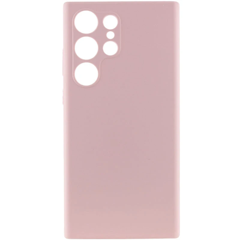 Чехол Silicone Case Lakshmi Premium з закритою камерою на Samsung Galaxy S26 Ultra – Розовый / Pink Sand. Фото 1 из 8
