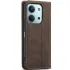 Шкіряний чохол-книжка CaseMe Velvet Nubuck для Xiaomi Poco C85 (Global) – Coffee. Фото 4 з 5