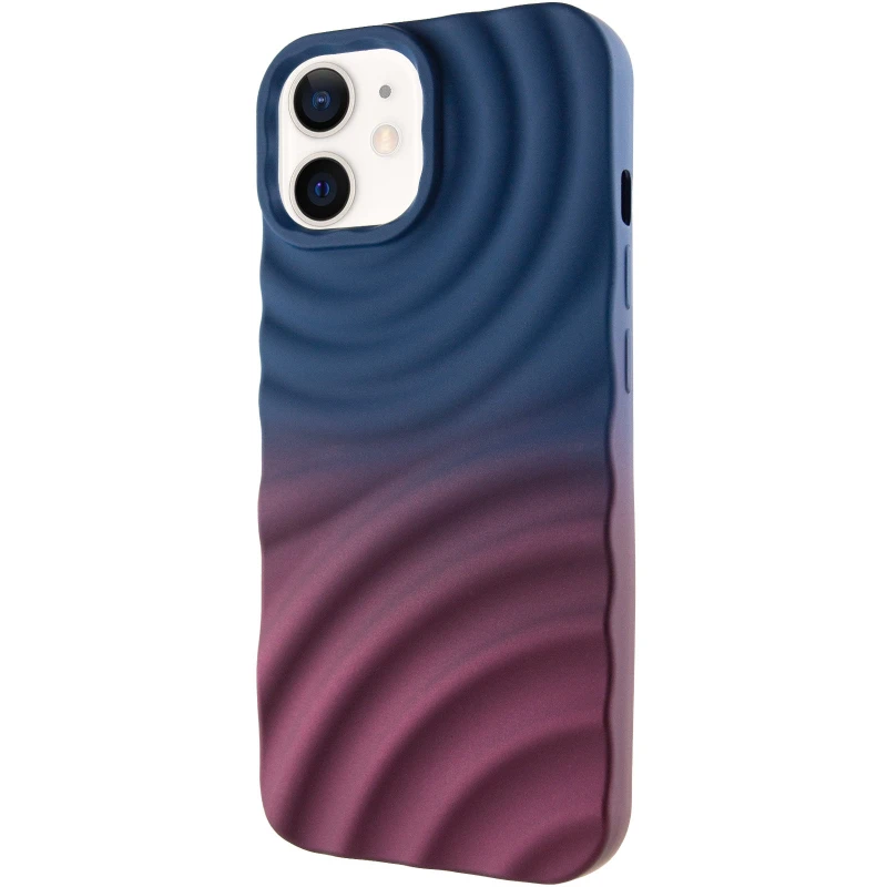 Чехол TPU ColorWave для Apple iPhone 12 Pro (6.1") – Navy Blue / Plum. Фото 2 из 6