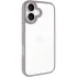 TPU+PC с металлическими кнопками для Apple iPhone 17 (6.3") – Серый / Grey. Фото 3 из 8