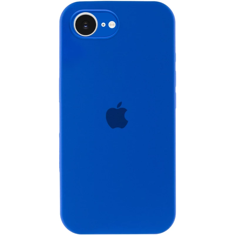 Чохол Silicone Case з закритим низом на Apple iPhone 16e (6.1") – Синій / Capri Blue. Фото 2 з 6