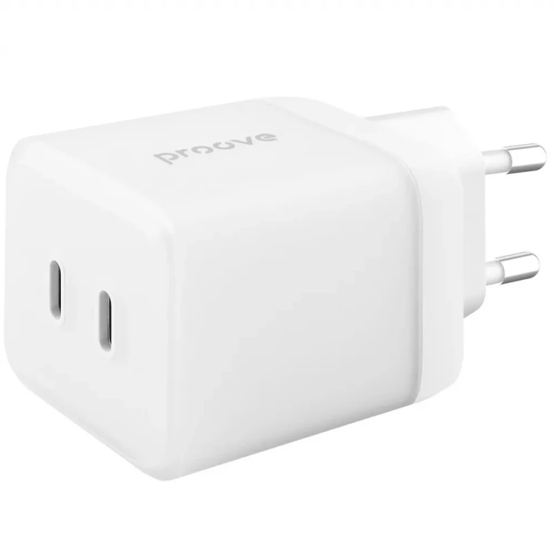 МЗП Proove Pure GaN Max 67W (2USB-C) – White. Фото 3 з 4