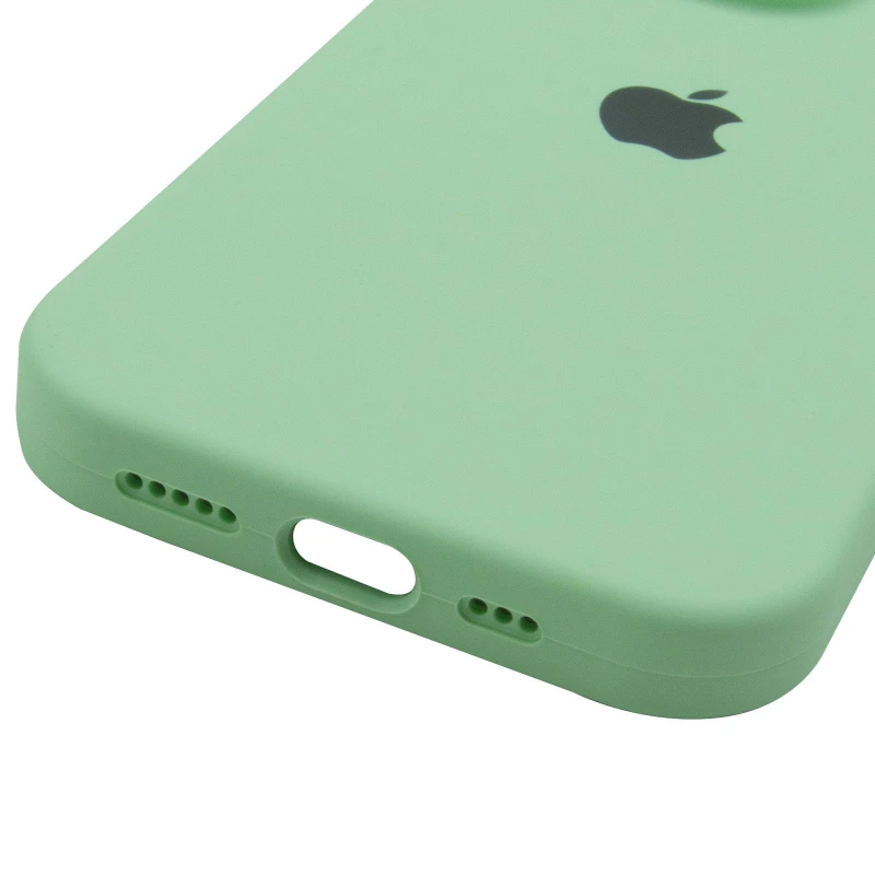 Чехол Silicone Case с защитой камеры для Apple iPhone 16 Pro Max – Зеленый / Pistachio. Фото 6 из 6