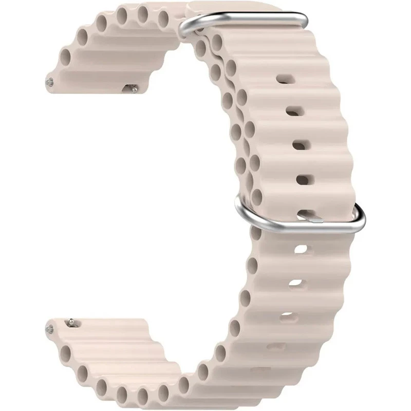 Ремінець Ocean Band для Smart Watch 20mm – Бежевий / Antigue White. Фото 3 з 4