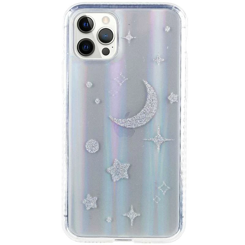 

Стеклянный чехол Aurora Space для Apple iPhone 12 Pro Max (6.7") (Месяц), Місяць