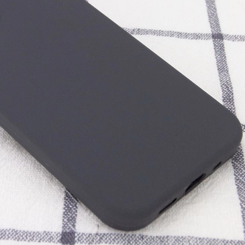 Чехол с закрытым низом Silicone Case для Apple iPhone 16 Plus – Серый / Dark Gray. Фото 3 из 8