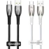 Дата кабель Baseus Glimmer Series Fast Charging Data Cable USB to Type-C 100W 1m (CADH00040) фото 2 з 2