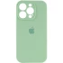 Чохол Silicone Case з захистом камери на Apple iPhone 16 Plus – Зелений / Pistachio. Фото 1 з 8