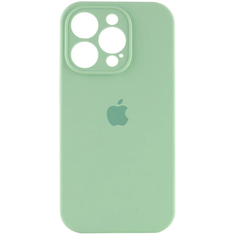 Чехол Silicone Case с защитой камеры для Apple iPhone 16 Pro – Зеленый / Pistachio. Фото 1 из 1