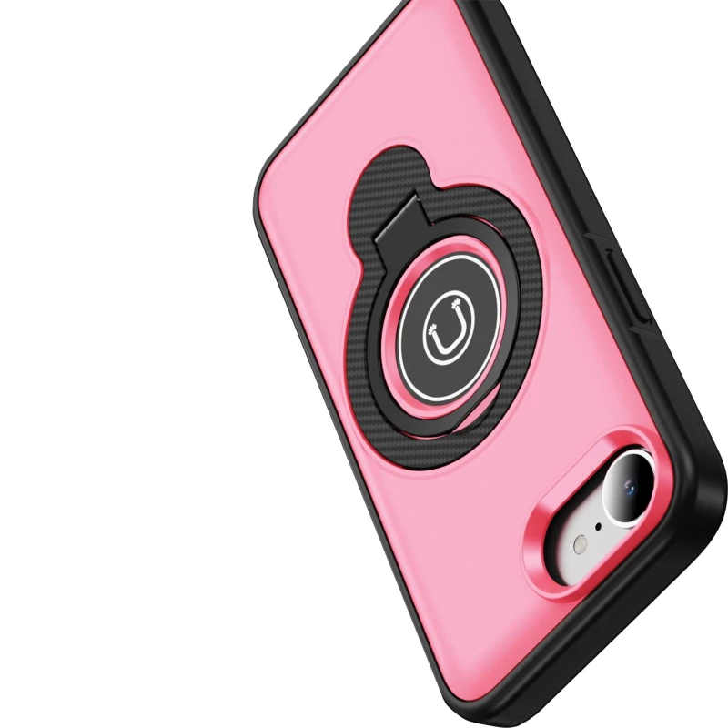 TPU+Textured PC Magnet для Apple iPhone 16e (6.1") – Pink. Фото 4 з 5