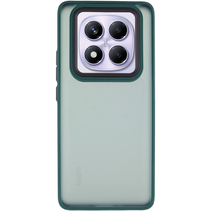 Чохол TPU+PC Lyon Frosted на Xiaomi Redmi Note 14 Pro 4G – Green. Фото 6 з 9