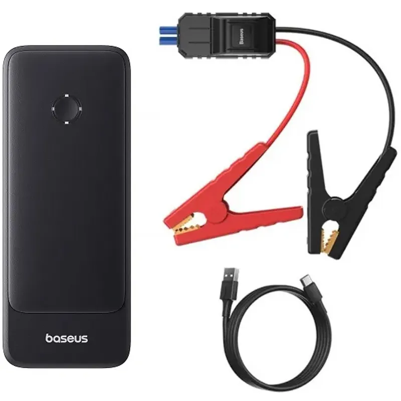 Пусковий пристрій (бустер) для автомобіля Baseus Super Energy Alpha Series 6000 mAh (C00259200121) – Cosmic Black. Фото 2 з 5