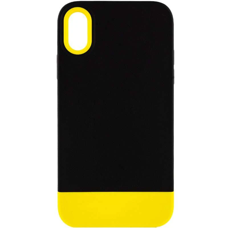 

Двухцветный чехол Bichromatic для Apple iPhone X (5.8") (Black / Yellow)