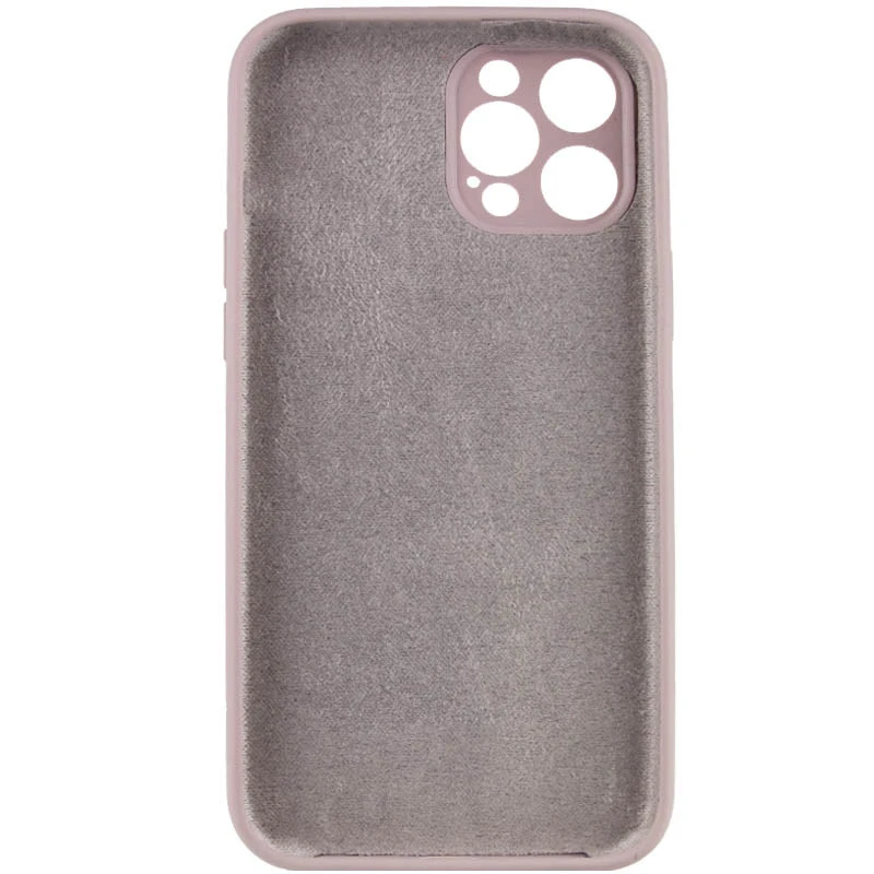 Чохол Silk Full Camera Protective (AA) NO LOGO для Apple iPhone 12 Pro (6.1") – Сірий / Lavender. Фото 3 з 5