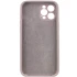 Чохол Silk Full Camera Protective (AA) NO LOGO для Apple iPhone 12 Pro (6.1") – Сірий / Lavender. Фото 3 з 5