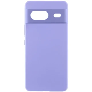Чехол Silicone Case Lakshmi Premium з закритою камерою на Google Pixel 8a — Сиреневый / Dasheen