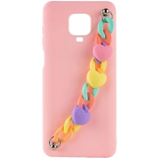 Чохол Heart з ланцюгом на Xiaomi Redmi Note 9s / Note 9 Pro / Note 9 Pro Max фото 1 з 4