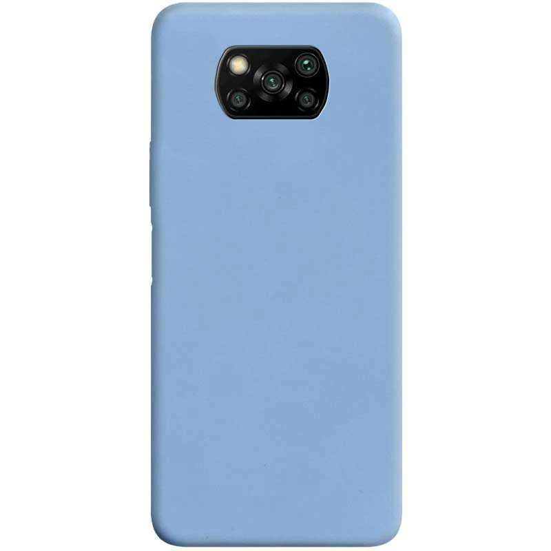 

Кольоровий силіконовий чохол на Xiaomi Poco X3 NFC / Poco X3 Pro (Блакитний / Lilac Blue)