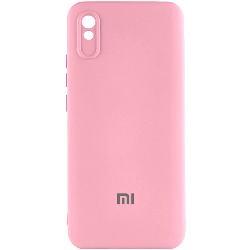Чехол Silicone Case Lakshmi Premium L с закрытой камерой для Xiaomi Redmi 9A – Розовый / Light pink. Фото 1 из 1