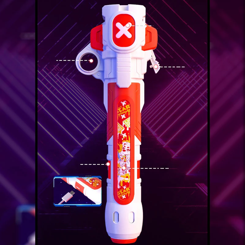 Висувний світловий меч Light Chaser 500mAh (0.83m) – Red. Фото 3 з 6