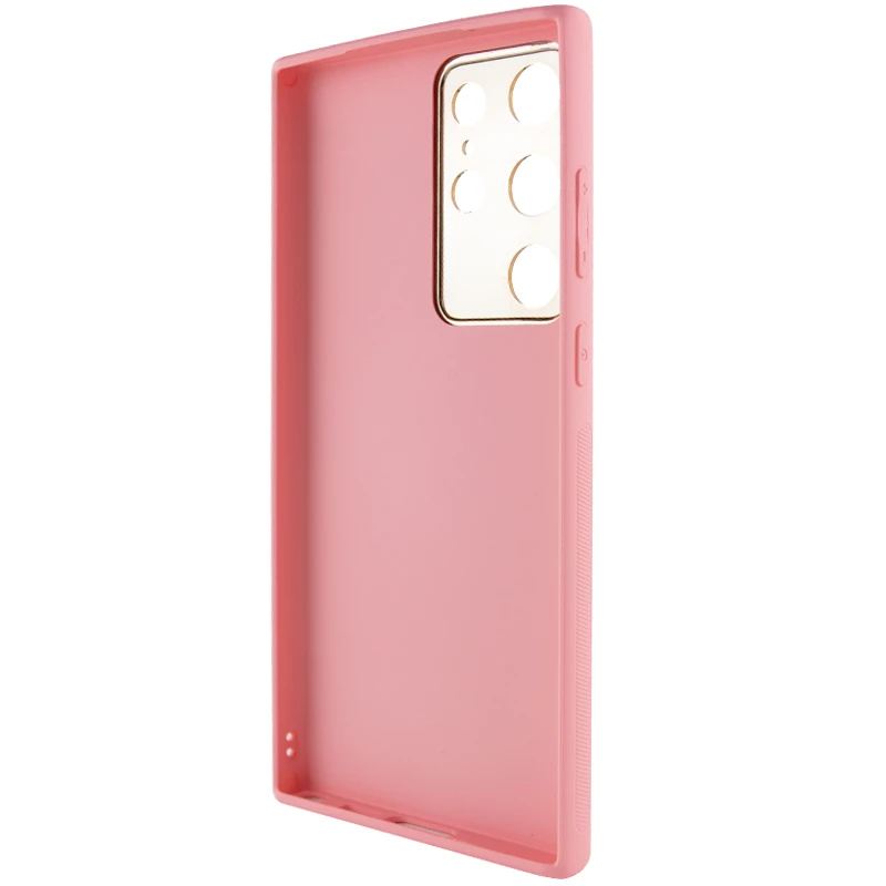 Шкіряний чохол Xshield на Samsung Galaxy S23 Ultra – Рожевий / Pink. Фото 4 з 6