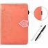Кожаный чехол Art Case с визитницей для Samsung Galaxy Tab S7+ – Оранжевый. Фото 6 из 7