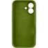 Чохол Silk Full Camera Protective (AA) NO LOGO для Apple iPhone 17 (6.3") – Зелений / Dark Olive. Фото 6 з 8