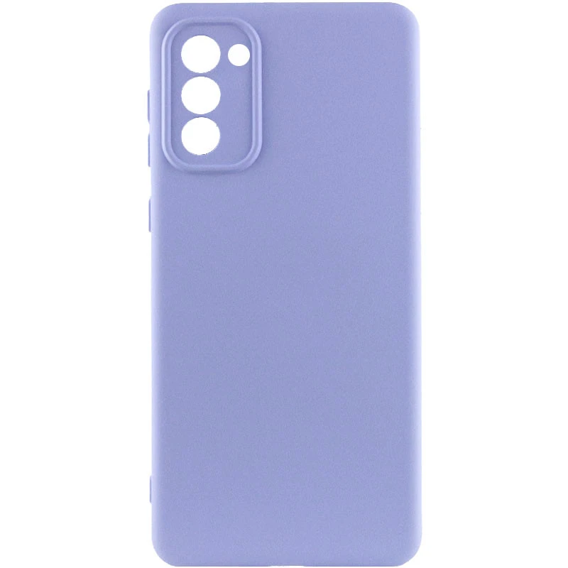 Чохол Silicone Case Lakshmi Premium із закритою камерою для Samsung Galaxy S20 FE – Бузковий / Dasheen. Фото 2 з 7