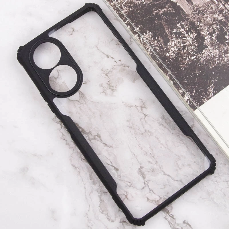 Черный TPU+PC с усиленными углами для Oppo A58 4G – Black. Фото 3 из 6