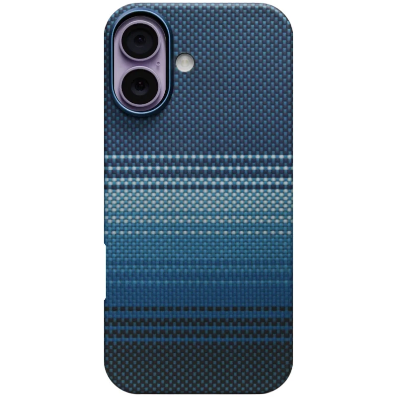 Чехол Aramid Fiber PTK Premium with MagSafe (NFC) для Apple iPhone 17 (6.3") – Moonrise. Фото 2 з 3