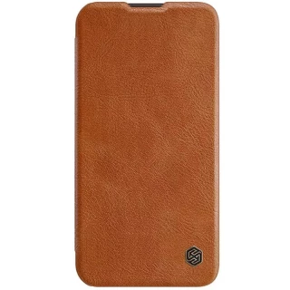 Кожаный чехол-книжка Nillkin Qin Pro Camshield для Samsung Galaxy A55 фото 1 из 6