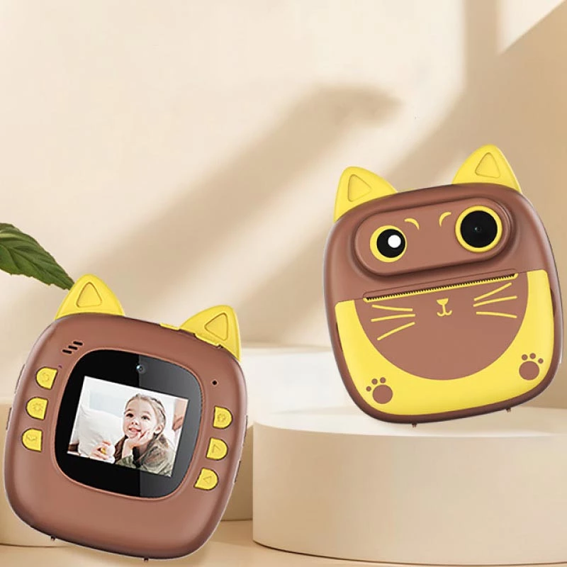 Дитяча фотокамера моментальним друку Cat D6 – Yellow. Фото 2 з 3