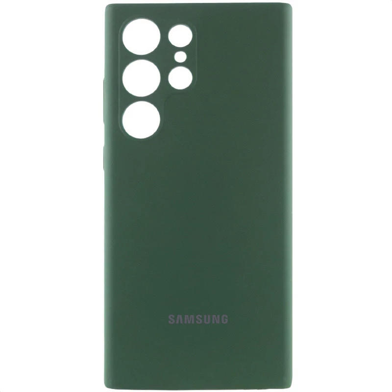 Чохол Silicone Case Lakshmi Premium L з закритою камерою на Samsung Galaxy S23 Ultra – Зелений / Cyprus Green. Фото 1 з 3