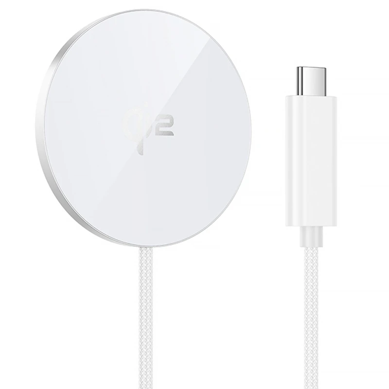 БЗП Hoco CW63 Fast Qi2 magnetic 15W – White. Фото 1 з 5