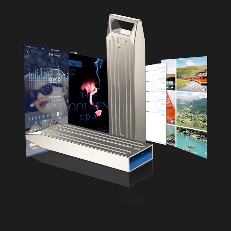 Флеш-драйв USB 2.0 Flash Drive WIWU Wi-FD002 Infinite 3 in 1 128GB – silver. Фото 6 з 6