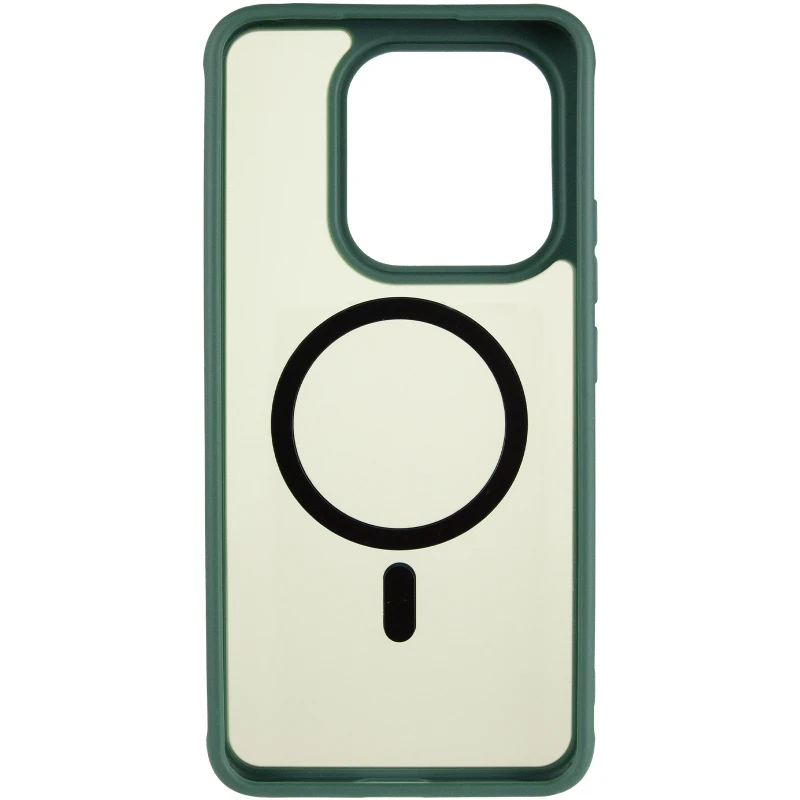 Чехол TPU Bloom with Magnetic Fit для Xiaomi Redmi Note 14 4G (Europe version) – Green. Фото 5 из 8