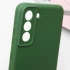 Чохол Silicone Case Lakshmi Plus з закритою камерою на Samsung Galaxy S21 FE – Зелений / Dark green. Фото 7 з 8